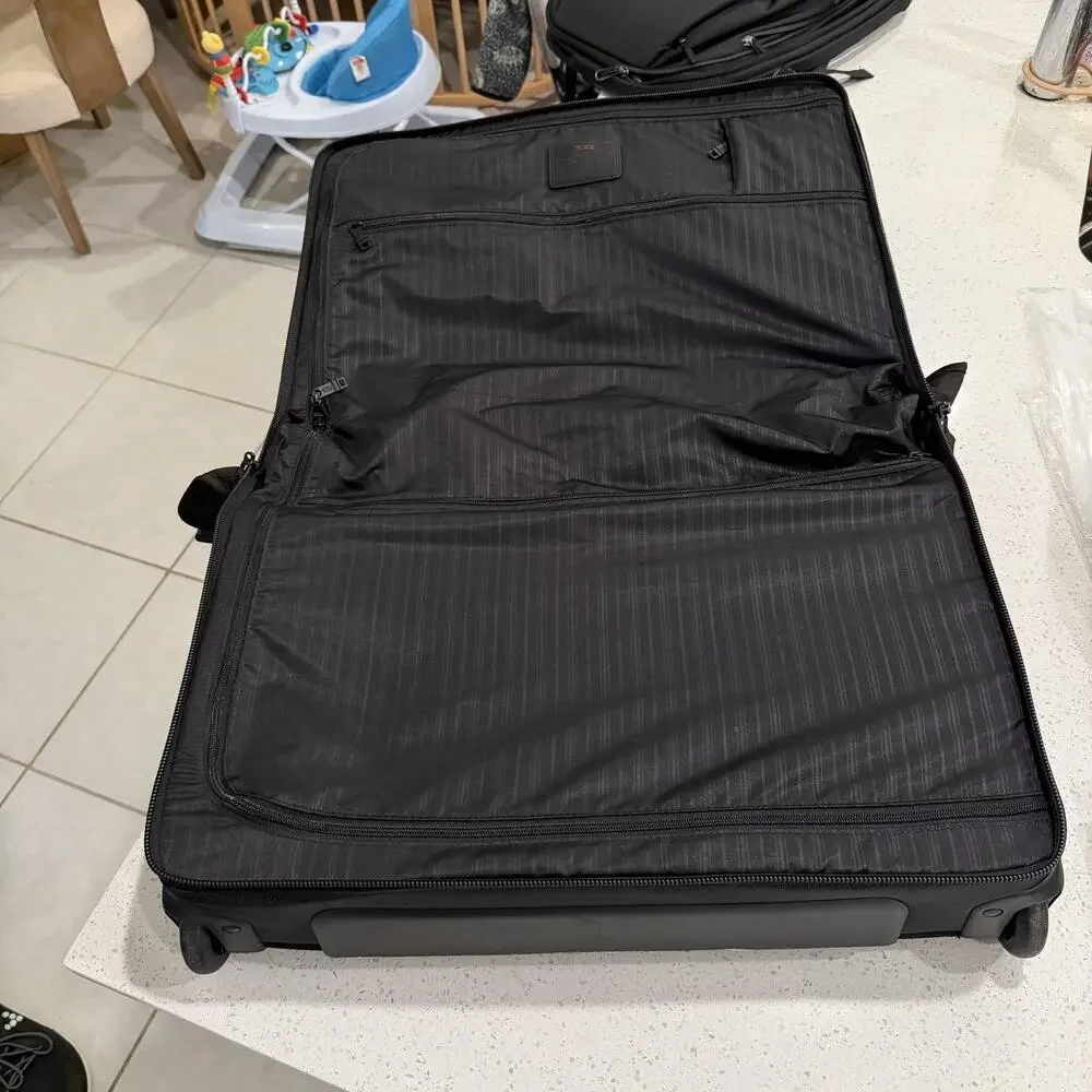 Tumi Black Ballistic Nylon 22in Rolling Garment Bag Carry On Travel Luggage